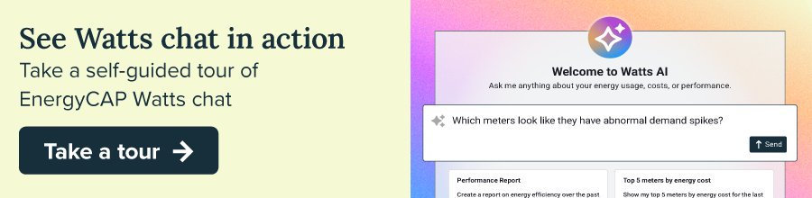 See Watts chat in your EnergyCAP environment—contact us