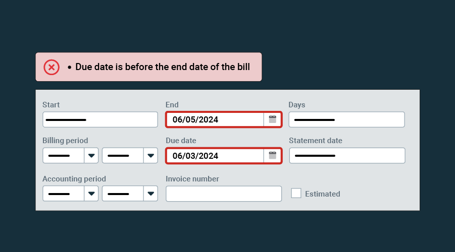 Utility bill auditing