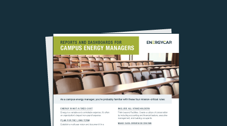 Reports and Dashboards for Campus Energy Managers