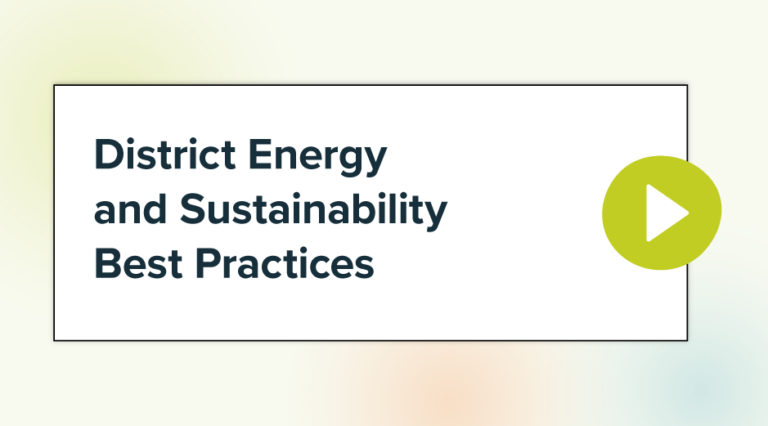 District Energy & Sustainability Best Practices