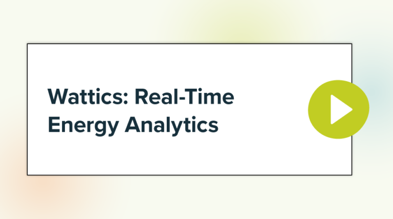 Wattics: Real-Time Energy Analytics