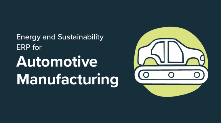 Energy and Sustainability Software for Automotive Manufacturing