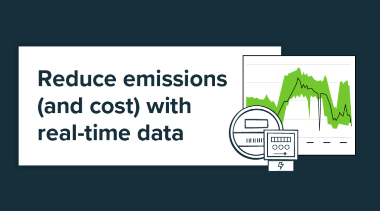 Reduce emissions (and cost) with real-time data