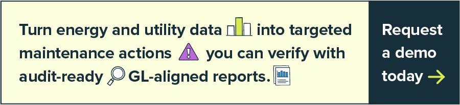 Turn energy and utility data into targeted maintenance actions