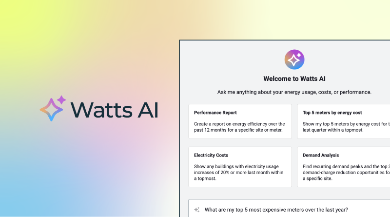 EnergyCAP Watts AI: a faster path to energy decisions without spreadsheets