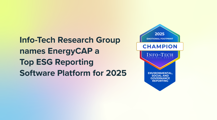 Info-Tech Research Group names EnergyCAP a Top ESG Reporting Software Platform for 2025